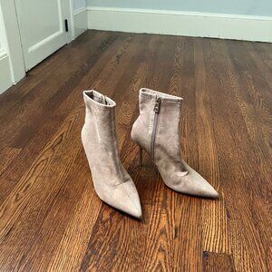 Carvela, Size 8.5 (US) 39 (Eur),  beige suede ankle boots
